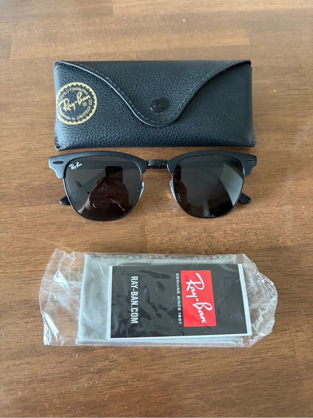 Ray-Ban Black Sunglasses with Dark Lenses